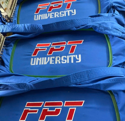 Thêu Lưng Áo Võ Phục Theo Yêu Cầu